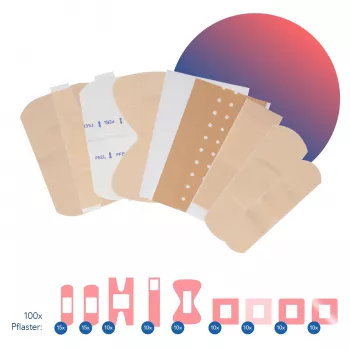 First Aid Only P-10026 Detectable Plasters Gastronomy 100 Pieces