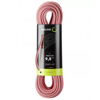 Edelrid Eagle Lite 9,5 mm 70 m Kāpšanas virve - Sarkana