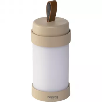 Sompex ALVA galda lampa, smilšu krāsā