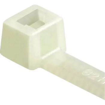 HellermannTyton T80L-PA66-NA-C1 Saites saite, iekšējais zobojums, T-Series, 390 mm x 4,7 mm, dabīgs (caurspīdīgs), 100 gab.