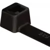 HellermannTyton T80I-W-BK-C1 Saites saite, iekšēji zobota, T-Series, 300 mm x 4,7 mm, melna, 100 gab.