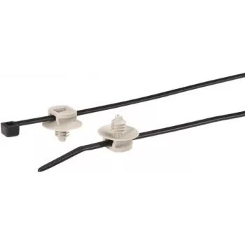 HellermannTyton T30RFT5 kabeļu saite - Poliamīds 6.6 - Melna - 150 mm - 135 N