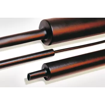 HellermannTyton MA47 termonosēdināma caurule 4:1 no 95 mm līdz 30 mm melna 1 m 4 gab