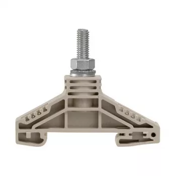 Weidmüller WF 6 Stud Terminal Block 35 mm², Stud Connection, 125 A, 1000 V, Dark Beige