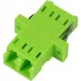 SYNERGY21 LC-LC Duplex Multimode OM5 Fibre Adapter Coupler Female to Female Ceramic Sleeve Green
