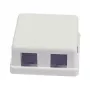 Synergy 21 Keystone Module Box Surface-Mount 2x TP Pure White