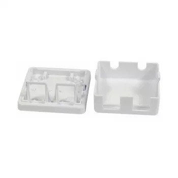 Synergy 21 Keystone Module Box Surface-Mount 2x TP Pure White