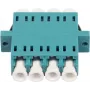 SYNERGY21 S215690 Šķiedru optikas savienotājs LC Female-LC Female Multimode OM3 50/125µm Quad Aqua PVC