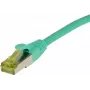 SYNERGY21 Patch Cable RJ45, CAT6A 500MHz, 7,5m, Green, S/FTP, TPE/LSZH (Ultraflex), AWG26, with CAT7 Raw Cable
