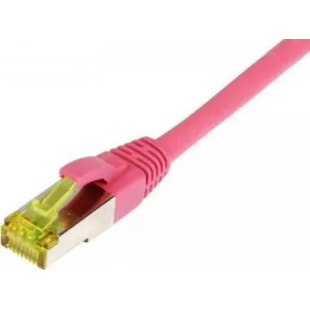SYNERGY21 Patch Cable RJ45 CAT6A 500MHz 15m Magenta S/FTP TPE/LSZH Ultraflex AWG26 ar CAT7 kabeli