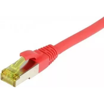 SYNERGY21 Patch Cable RJ45, CAT6A 500MHz, 25m, Red, S/FTP, TPE/LSZH Ultraflex, AWG26, with CAT7 Raw Cable