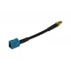 ALLNET Antenna Cable LMR-195 SMA Female to Fakra Female Waterblue Keycode Z 10cm