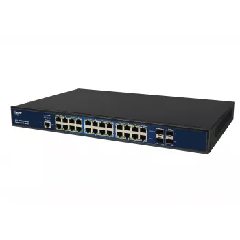 ALLNET ALL-SG8626PMJ Layer 2+ pilnībā pārvaldāms Gigabit slēdzis ar 24 PoE+ portiem un 370W