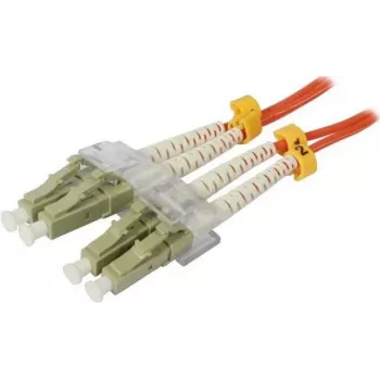 SYNERGY21 Fiber Optic Patch Cable 0,5m LC-LC Duplex OM2 50/125µm LSZH Orange