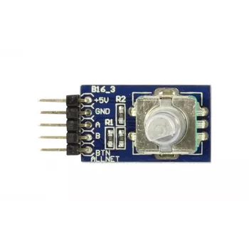 ALLNET 4duino Rotācijas devējs (4duino_B16) - inkrementālais rotācijas devējs ar spiedpogu, 20 PPR, 3.3-5V DC, Arduino un Raspberry Pi