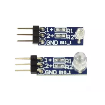 ALLNET 4duino divu krāsu LED modulis (sarkans/zaļš) — 5mm bi-color digitālā LED Arduino, Raspberry Pi