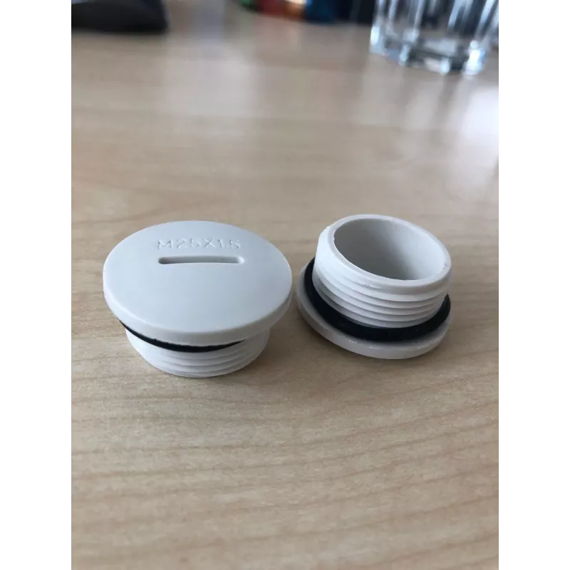 ALLNET uzstādīšanas M25x1.5 aizbāžņu komplekts ar O-gredzeniem, 2 gab. (M25x1,5-Blindplug-2Set)