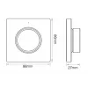 Miboxer Synergy 21 LED Mini Remote 2,4GHz Dual White CCT + Dimm (K1-B)