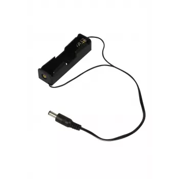 ALLNET Battery 1-Pack for 18650 Li-ion Rechargeable Battery with Barrel Connector 5.1x2.1mm