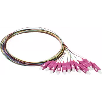 Synergy 21 S215524 Šķiedru optikas pigtail SC OM4 2m 12 komplekts krāsains
