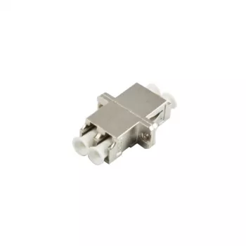 Synergy 21 S215422 LC Duplex Fibre Adapter - Metallic - Multimode OM3/OM4 - 1 Piece