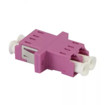 Synergy 21 S215424 LC Duplex OM4 Fiber Optic Patch Cable 1m Violet PVC