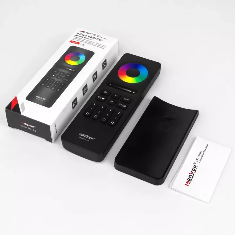 Miboxer Synergy 2,4GHz RGB+CCT 4-Zone LED Remote Control (C5-W)