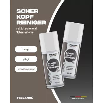 Teslanol skūšanas galviņas tīrīšanas aerosols 200 ml