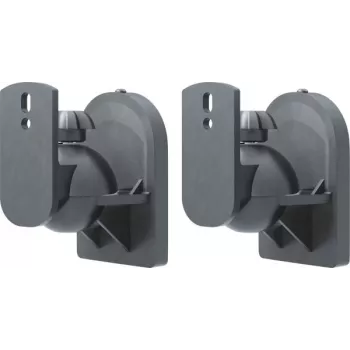 Goobay Speaker Mount Set 2 skaļruņiem, sienas stiprinājums, melns, Tilt/Swivel/Rotate, līdz 3,5 kg