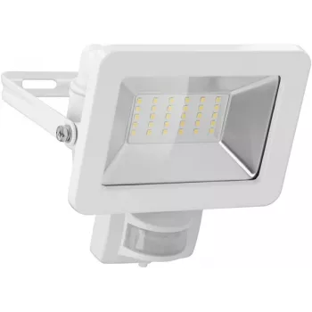 Goobay LED āra prožektors 30 W ar kustības sensoru, 2400 lm, 4000 K, IP65, PIR sensors, sienas montāža, 0,5 m kabelis