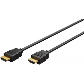 Goobay HDMI 2.0 kabelis ar Ethernet 4K 60Hz 7,5 m Melns