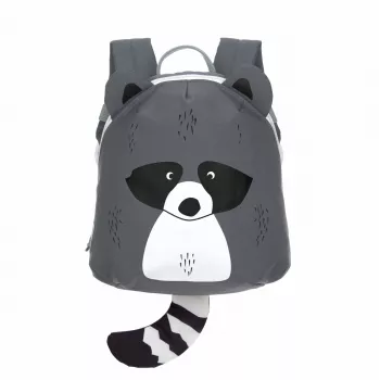 Lassig About Friends Mini Szop Backpack Grey/Black Raccoon Design 3.5L