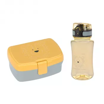 Lassig About Friends Lew 2-Piece Set: Lunchbox + Tritan Bottle 460 ml