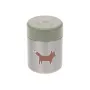 Lassig Little Forest Fox pārtikas termoss, 315 ml, divsienu nerūsējošais tērauds, hermētisks, zaļā krāsā