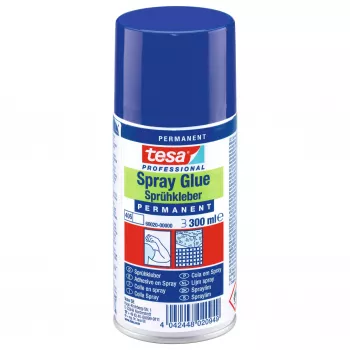 TESA Spray Adhesive Permanent 300 ml Transparent