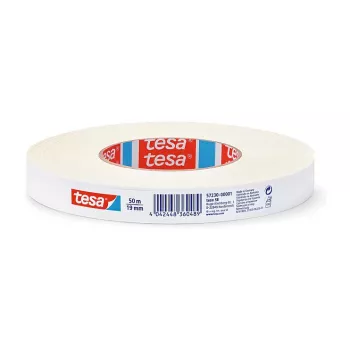 Tesa Fabric Tape White 19,0 mm x 50,0 m 1 Roll