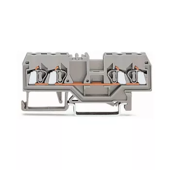 WAGO caurlaides spailes bloks pelēks 0.08-2.5 mm² 280-833