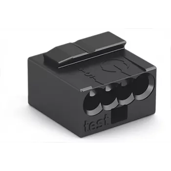 WAGO 243-204 MICRO PUSH WIRE savienotājs sadales kārbai, 4 vadi, 100 gab.