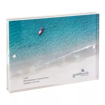Goldbuch Pure Acrylic Glass Caurspīdīgs Vienvietīgs Foto Rāmis 13 x 18 cm Taisnstūrveida 180 mm