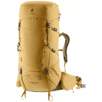 Deuter Aircontact Core 65 + 10 SL Sieviešu Trekkinga Mugursoma - Savanna/Nori