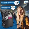 PEDEA Clutch Notebook Backpack 15,6 inch (39,6 cm) - Black