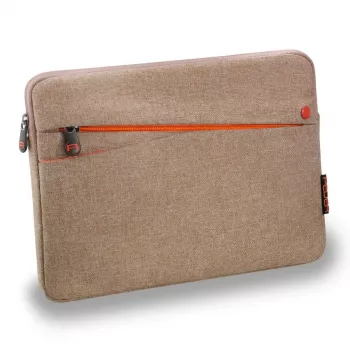 PEDEA Fashion Tablet Case Samsung Galaxy Tab S6 Lite / A9+ / S9 / A8, Bēšs/Orangžs, Neoprēns