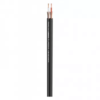 Kindermann Stereo Audio Cable - Pēc Metra - Melns