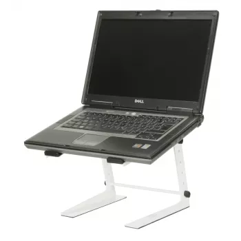 Adam Hall SLT001EW Laptop Statīvs - Balts - Tērauds - 225 mm - 250 mm - 340 mm
