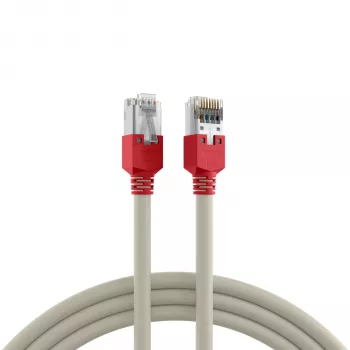 EFB Elektronik RJ45 Patch Cable Cat.5e F/UTP LSZH Draka UC300 TM11rt Crossover Grey 0,5m