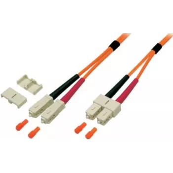 EFB Elektronik Duplex Jumper SC-SC 62.5/125µm OM1 LSZH Orange 3,0mm 10m