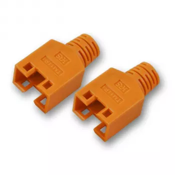 EFB Elektronik Strain Relief Boots - Network Cable Boots - Blue (Pack of 100)