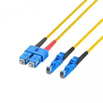 EFB Elektronik optiskās šķiedras tīkla vads E2000 (M) – SC vienmoda (M)