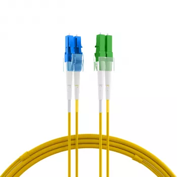 EFB Elektronik Fiber Optic Patch Cable LC/APC Singlemode OS2 20 m Yellow