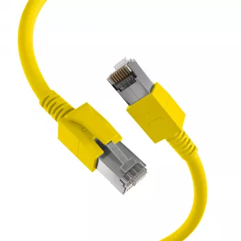 EFB Elektronik DCK1001GE.0,5 LED savienojuma kabelis RJ45 Cat.6A S/FTP FRNC, dzeltens